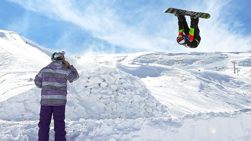 Dizin Ski Resort Snowboard with Exciting Sporty day near Tehran